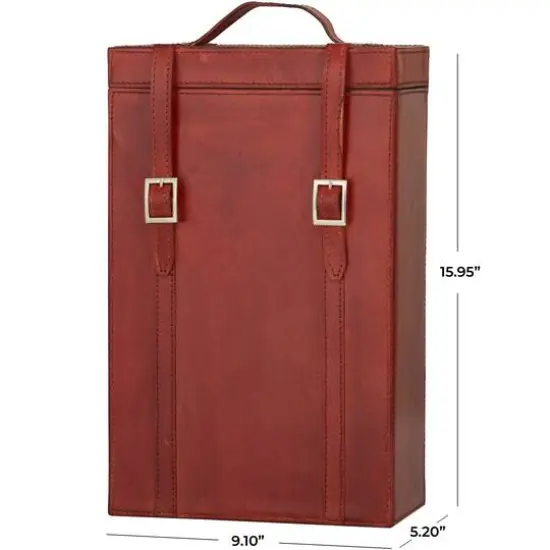 Red Modern Wine Holder, 9" x 5" x 16" {7}