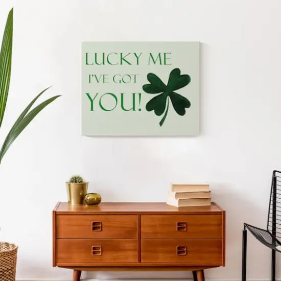 Lucky Me I've Got You 20" x 16" Canvas Wall Art {5}