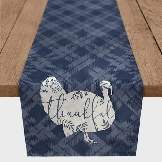 72" Thankful Turkey Table Runner {1}
