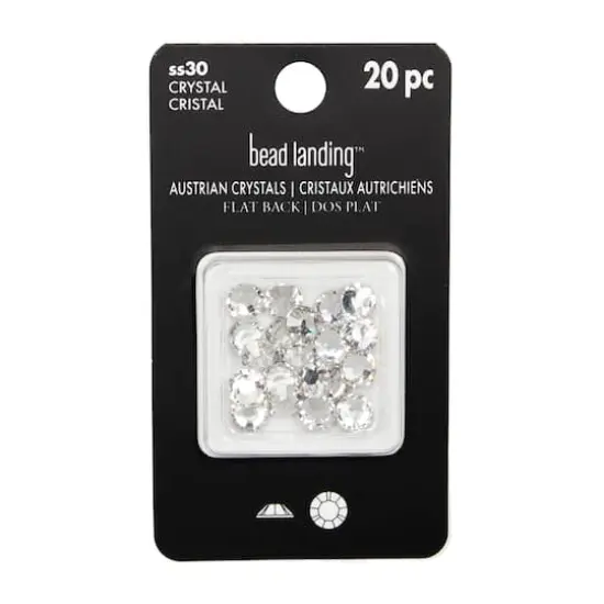 SS30 Round Flatback Austrian Crystals by Bead Landing&trade;, 20ct. {5}