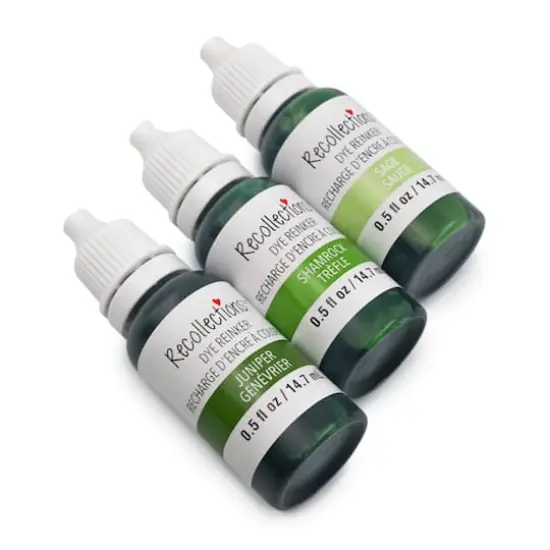 Dye Reinker Set by Recollections&trade; Greens {3}