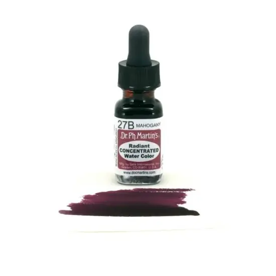 Dr. Ph. Martin's&reg; Radiant Concentrated Watercolor, 0.5oz. 27B Mahogany {4}
