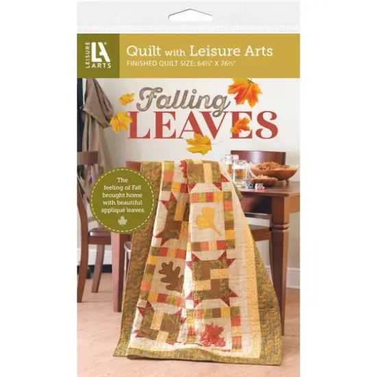Leisure Arts&reg; Falling Leaves Quilt Pattern {1}