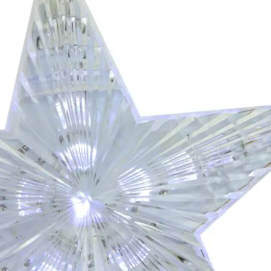 3ct. White LED Cascading Snowfall Star Christmas Lights {6}