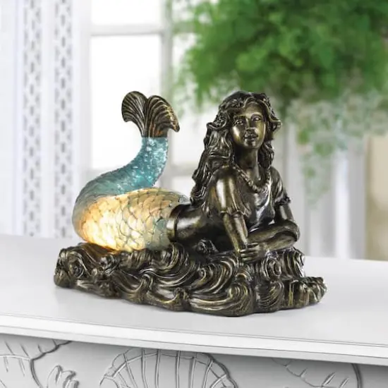 11.75" Mermaid Lamp {3}