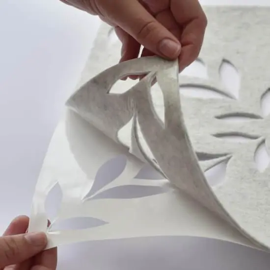 RoomMates White Botanical Trellis Acoustical Peel & Stick Tiles {5}