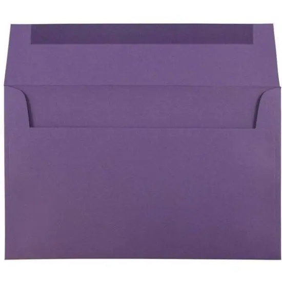 JAM Paper 6" x 9" Dark Purple Premium Invitation Envelopes {3}