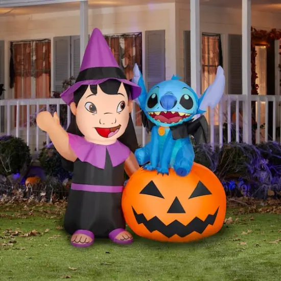 6ft. Airblown&reg; Inflatable Halloween Lilo & Stitch {5}