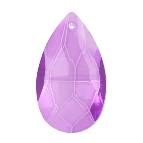 Faceted Glass Rhinestone Pendant Bead Mix by Bead Landing™ Purple {3}