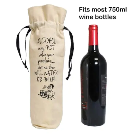 Personality Case&trade; Alcohol Canvas Wine Bag {6}