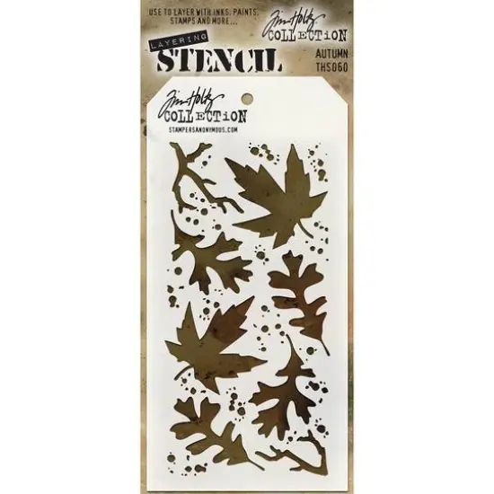 Stampers Anonymous Tim Holtz&reg; Autumn Layering Stencil {1}