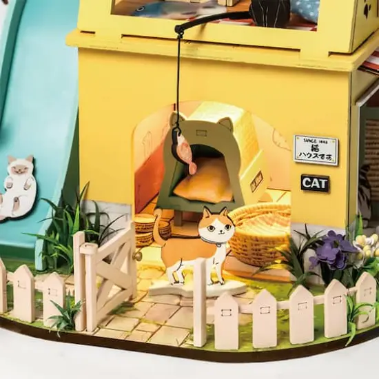 Rolife® Cat House DIY Miniature House Kit {5}