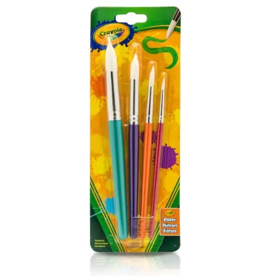 Crayola&reg; Round Brush Set, 4 Packs of 4 {3}