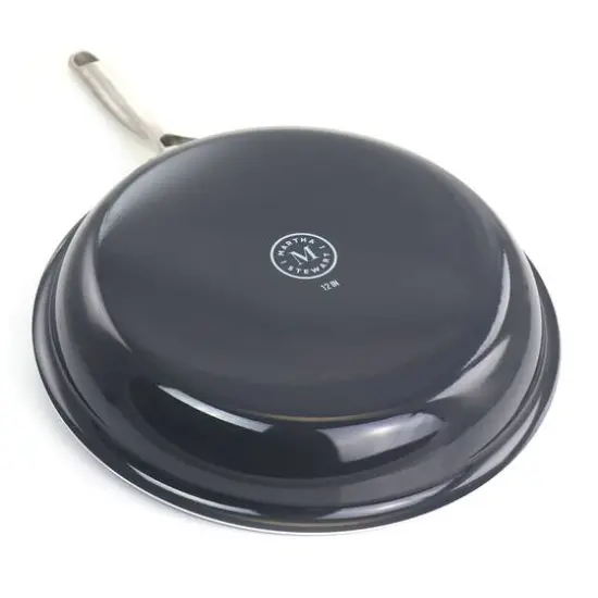 Martha Stewart Black 12" Aluminum Frying Pan {6}