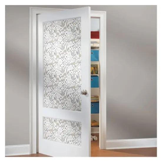 RoomMates White & Yellow Jungle Menagerie Peel & Stick Wallpaper {6}