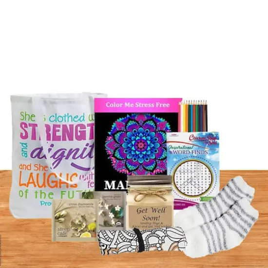 Get Well Soon Coloring & Activity Tote {1}