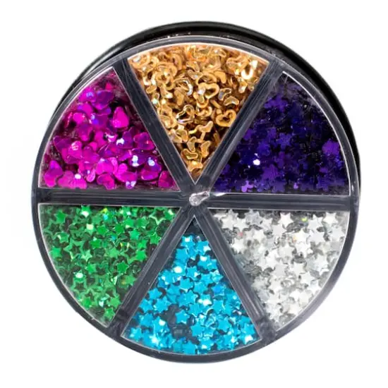 Signature&trade; Iridescent Shapes Glitter Caddy by Recollections&trade; {1}
