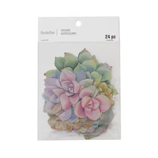 Succulent Die Cut Stickers by Recollections&trade; {4}