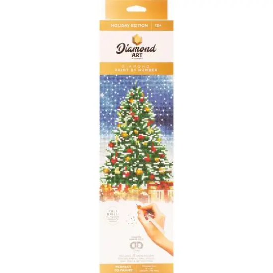 Diamond Art Holiday Edition Christmas Tree Full Drill Kit {3}