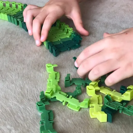 The Bubble Factory Dinosaur Flexible Track Set {4}