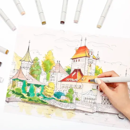 Dual Tip Neutral Sketch Marker Set by Artist's Loft&trade; {6}