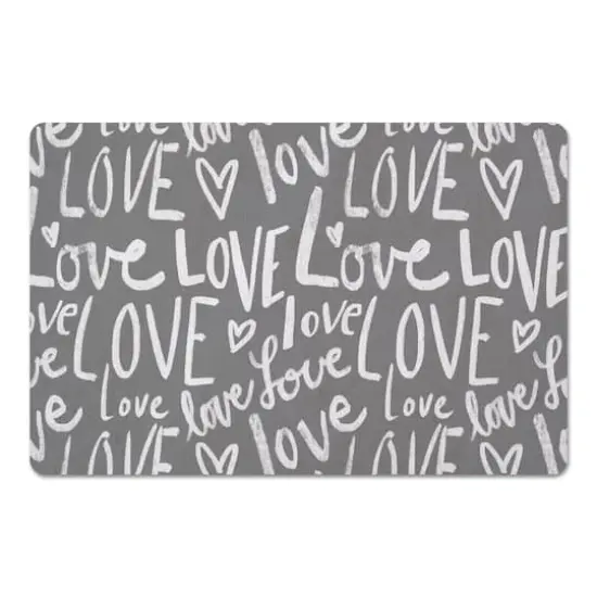 Love Typography 27" x 18" Floor Mat {1}