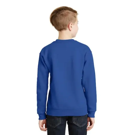 JERZEES&reg; NuBlend&reg; Crewneck Youth Sweatshirt Royal {5}