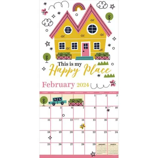 TF Publishing 2024 Home Sweet Home Farm House Wall Calendar {4}