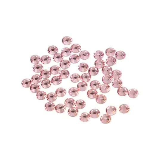 SS16 Round Flatback Austrian Crystals by Bead Landing&trade;, 55ct. Light Rose {1}