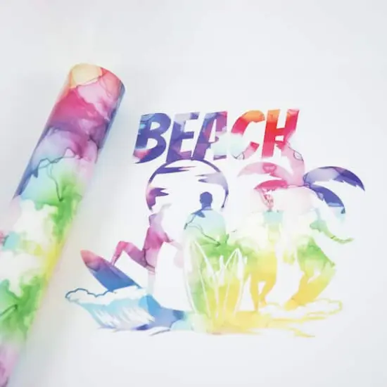 Rainbow Watercolor Heat Transfer Vinyl by Make Market&reg; {4}