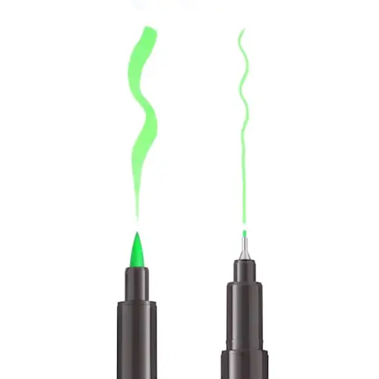 Dual Tip Fluorescent Fabric Ink Markers by Make Market&reg; {4}