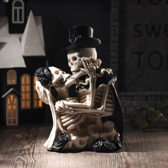 7.5" Couple Embrace Skeleton Tabletop D&eacute;cor by Ashland&reg; {3}