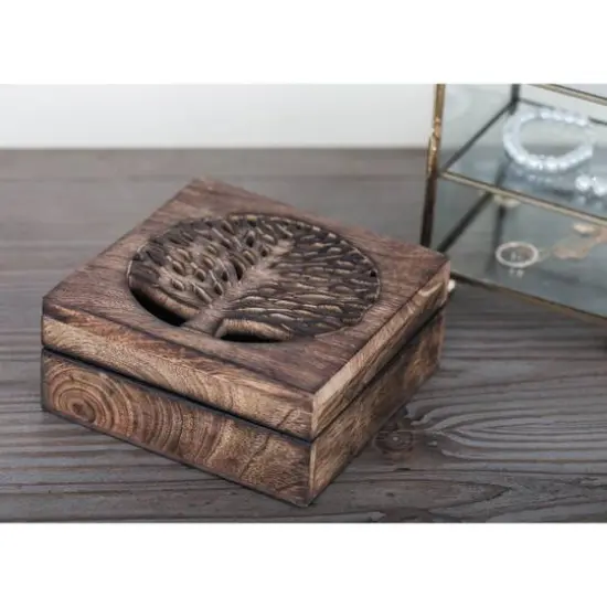 Brown Mango Wood Natural Box Set {11}