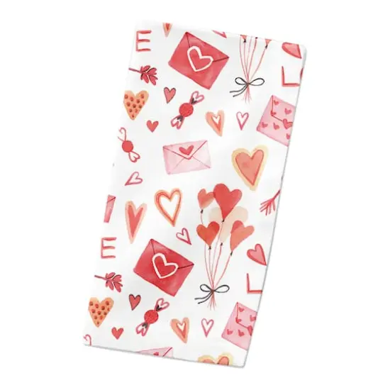 Valentine's Balloon & Note Beverage Napkin {3}