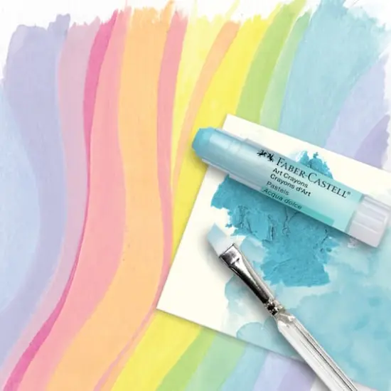 Faber-Castell&reg; Watercolor & Mixed Media Art Crayon Set Pastels {5}