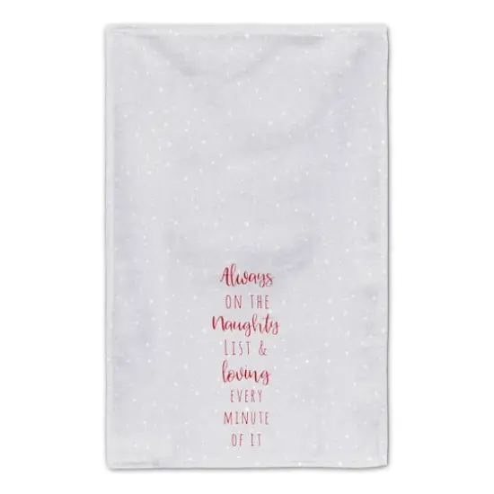 Always On Naughty List Tea Towels - Set of 2 {4}