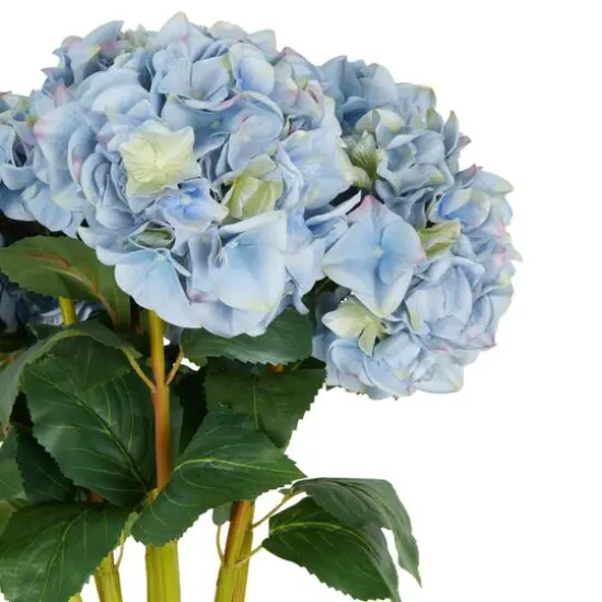 33" Blue Hydrangea Artificial Flower Stem, 8ct. {6}