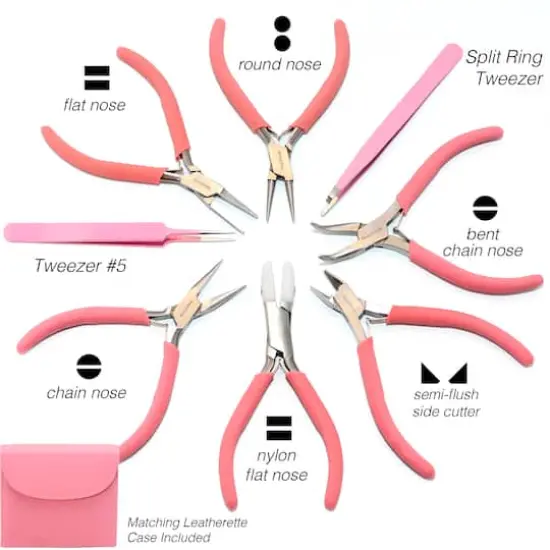 The Beadsmith&reg; Beader's Tool Set Bubblegum {5}