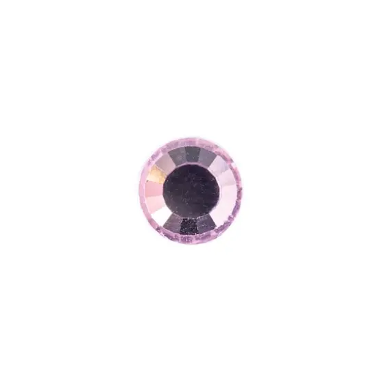 John Bead Crystal Lane SS12 Glass Round Flatback Rhinestones, 432ct. Light Pink {3}