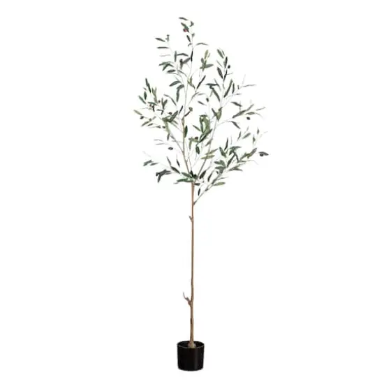 Artificial Slim Minimalist Olive Tree {1}