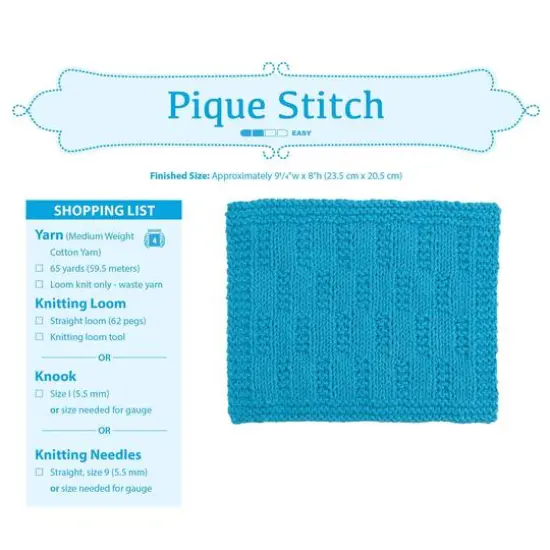 Leisure Arts&reg; Loom Knit Dishcloths Book {14}