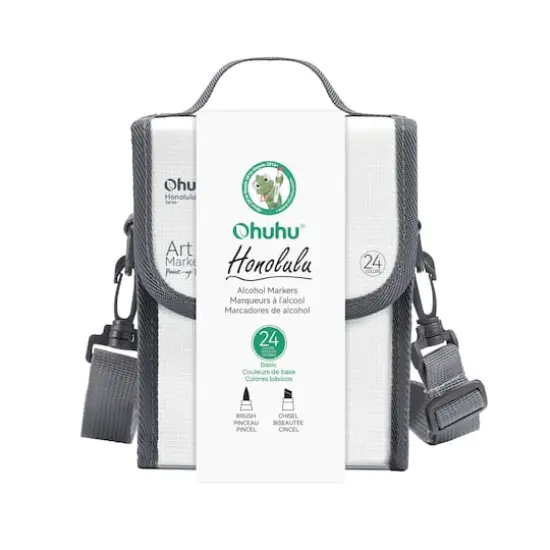 Ohuhu&reg; Honolulu 24 Color Basic Alcohol Markers {1}