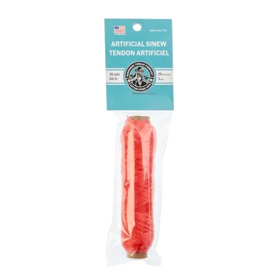 Gudebrod Artificial Sinew Bobbin, 20yd. Hot Pink {1}