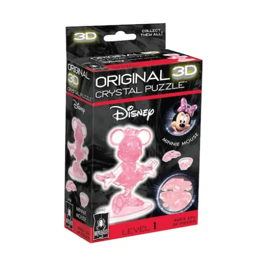 Original 3D Crystal Puzzle&trade; Disney Minnie Mouse 39 Piece Puzzle {3}
