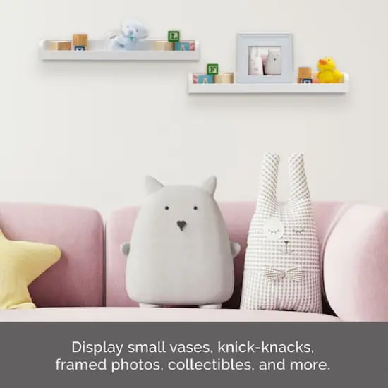 Melannco White MDF 18" Shelf, 2ct. {5}