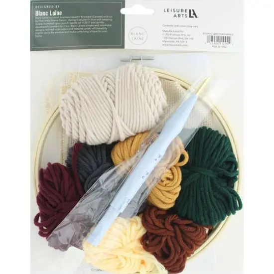 Leisure Arts Flowers Punch Needle Mini Maker Kit {3}