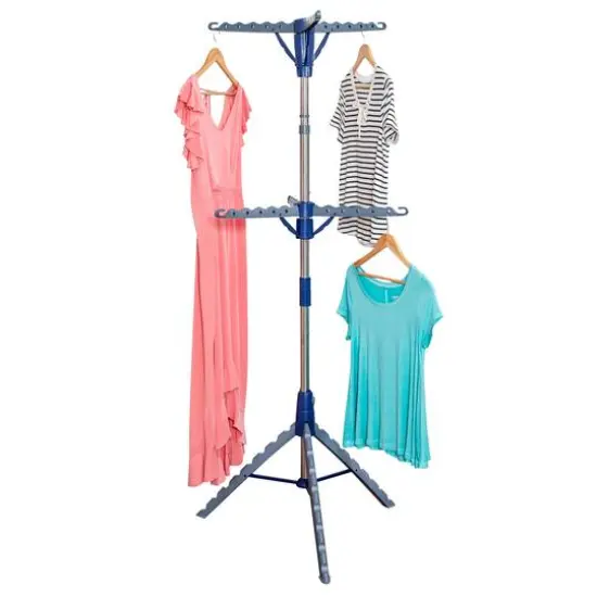 Honey Can Do 2-Tier Collapsible Tripod Clothes Drying Rack {1}