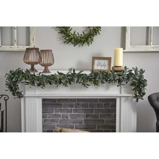 6.5ft. Olive Branch Garland {4}