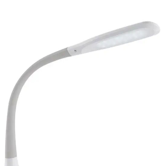 OttLite 11" White Creative Curves LED Desk Lamp with USB Port {3}