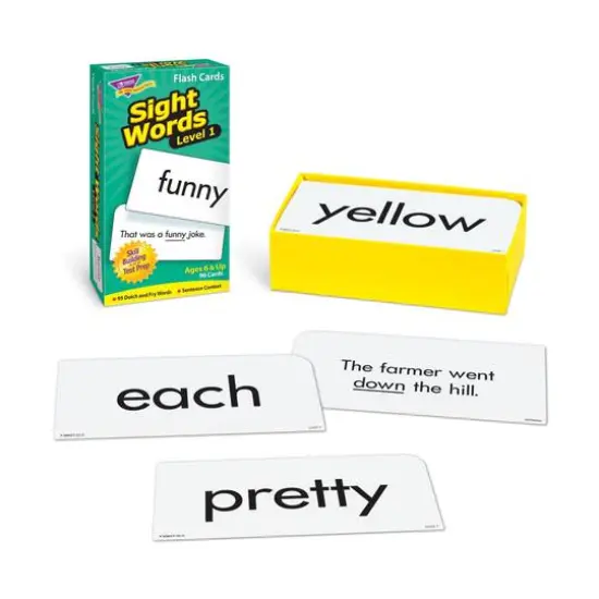 Trend Enterprises&reg; Sight Words Level 1 Skill Drill Flash Cards {4}